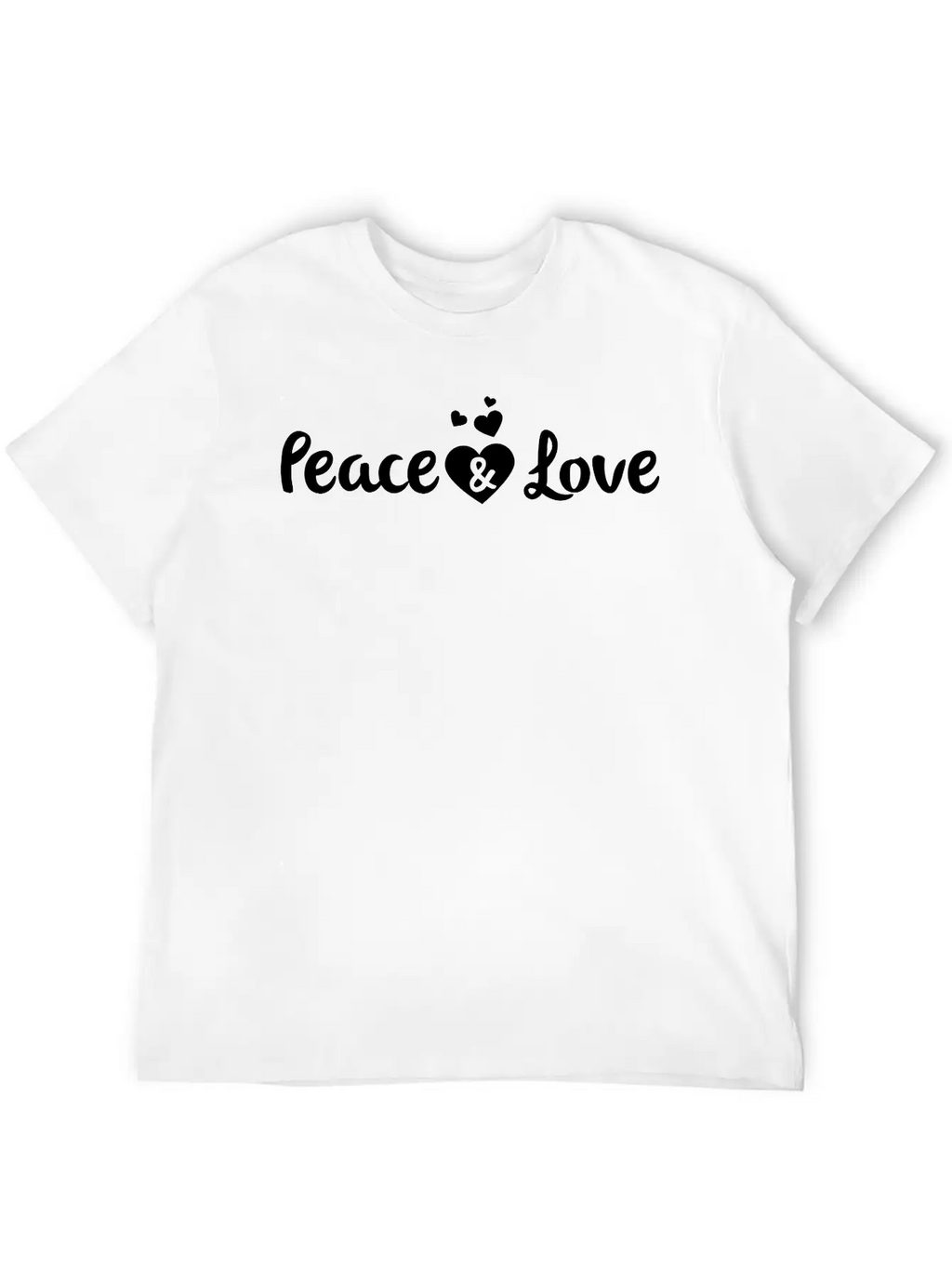 Peace & Love Relaxed Everyday Tee – Lightweight And Durable Cotton
