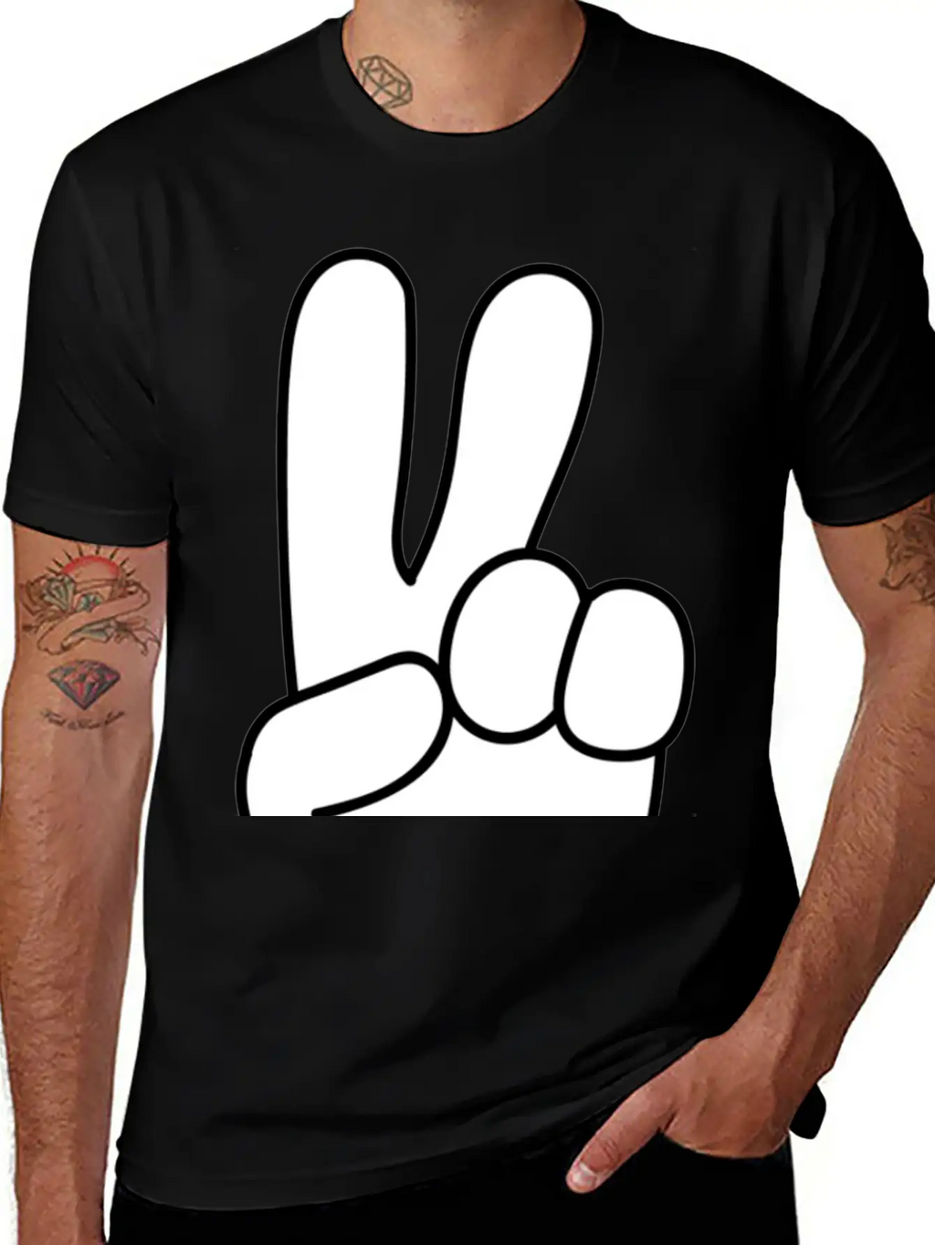 Peace, Peace Sign, Global Peace Unisex Casual T-Shirt – Clean Design For Daily Comfort