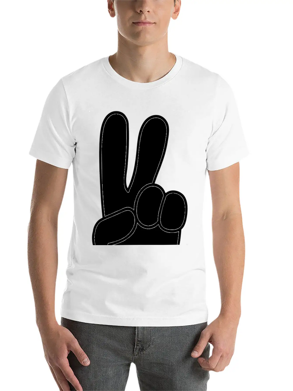 Peace, Peace Sign, Global Peace Unisex Casual T-Shirt – Clean Design For Daily Comfort