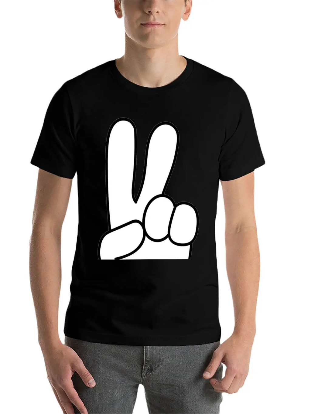 Peace, Peace Sign, Global Peace Unisex Casual T-Shirt – Clean Design For Daily Comfort