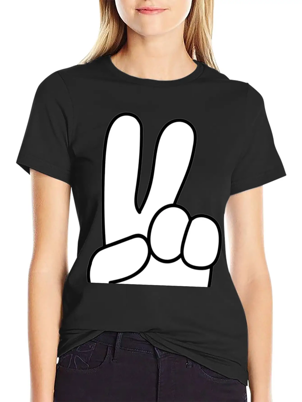 Peace, Peace Sign, Global Peace Unisex Casual T-Shirt – Clean Design For Daily Comfort