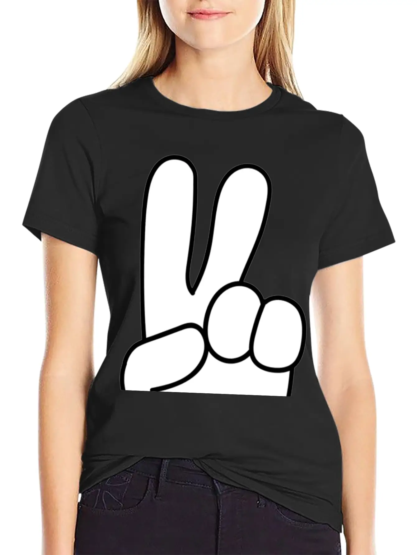Peace, Peace Sign, Global Peace Unisex Casual T-Shirt – Clean Design For Daily Comfort