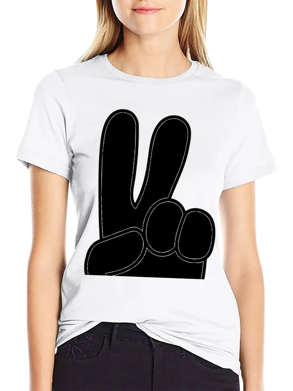 Peace, Peace Sign, Global Peace Unisex Casual T-Shirt – Clean Design For Daily Comfort