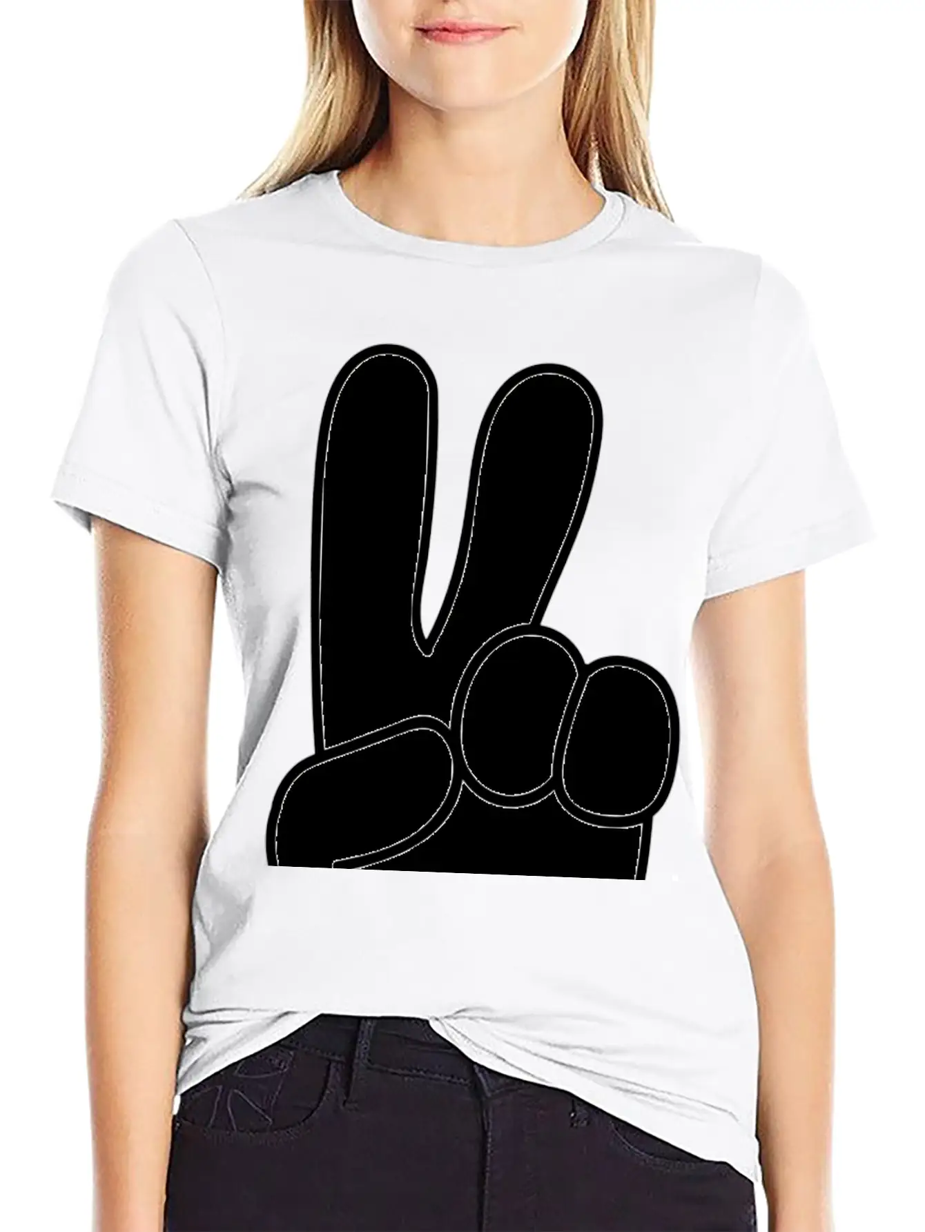 Peace, Peace Sign, Global Peace Unisex Casual T-Shirt – Clean Design For Daily Comfort