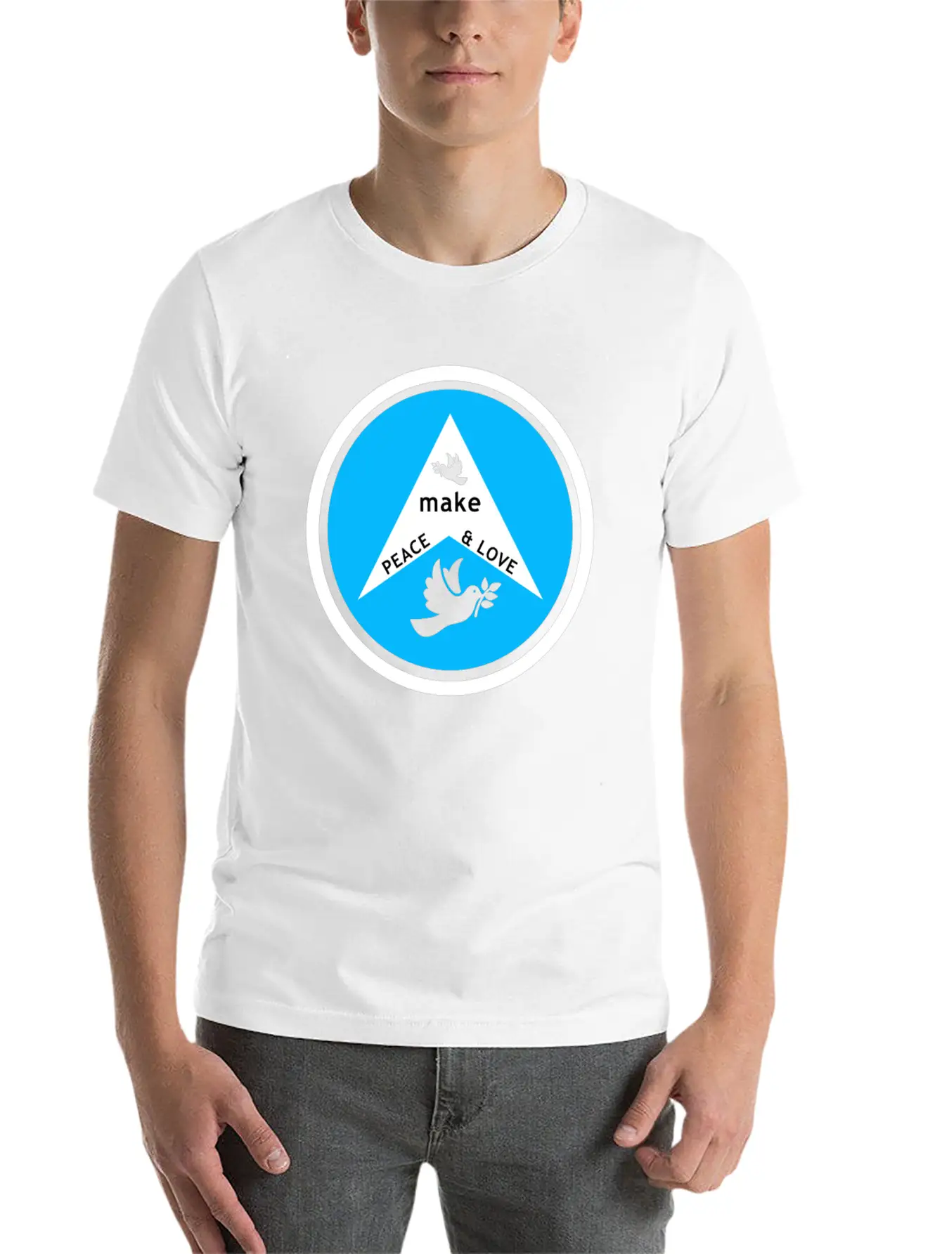 Peace Peace Symbol Peace Movement Peace Maker Gift Breathable Soft Cotton T-Shirt – Timeless Casual Look