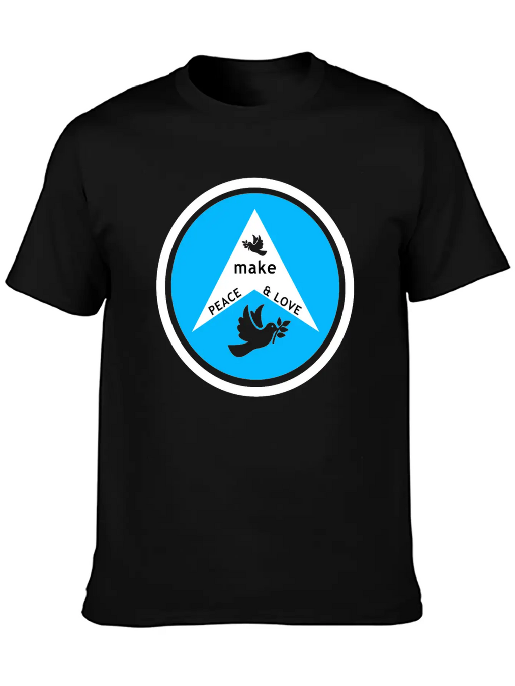 Peace Peace Symbol Peace Movement Peace Maker Gift Breathable Soft Cotton T-Shirt – Timeless Casual Look