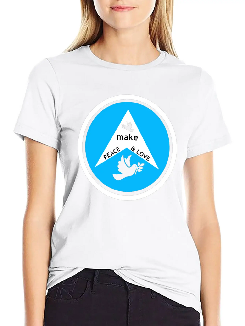 Peace Peace Symbol Peace Movement Peace Maker Gift Breathable Soft Cotton T-Shirt – Timeless Casual Look