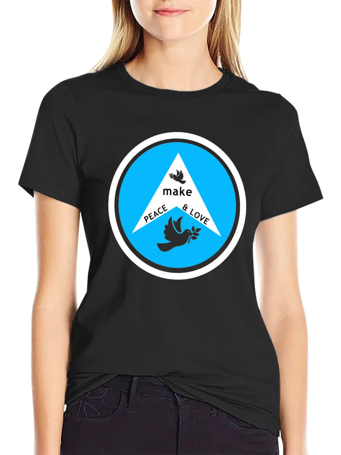 Peace Peace Symbol Peace Movement Peace Maker Gift Breathable Soft Cotton T-Shirt – Timeless Casual Look
