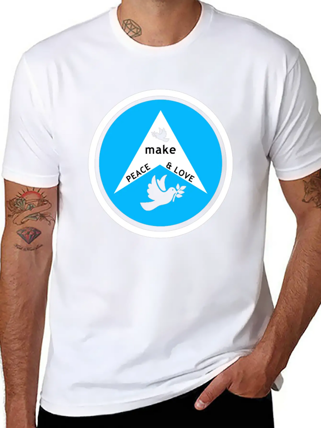 Peace Peace Symbol Peace Movement Peace Maker Gift Breathable Soft Cotton T-Shirt – Timeless Casual Look