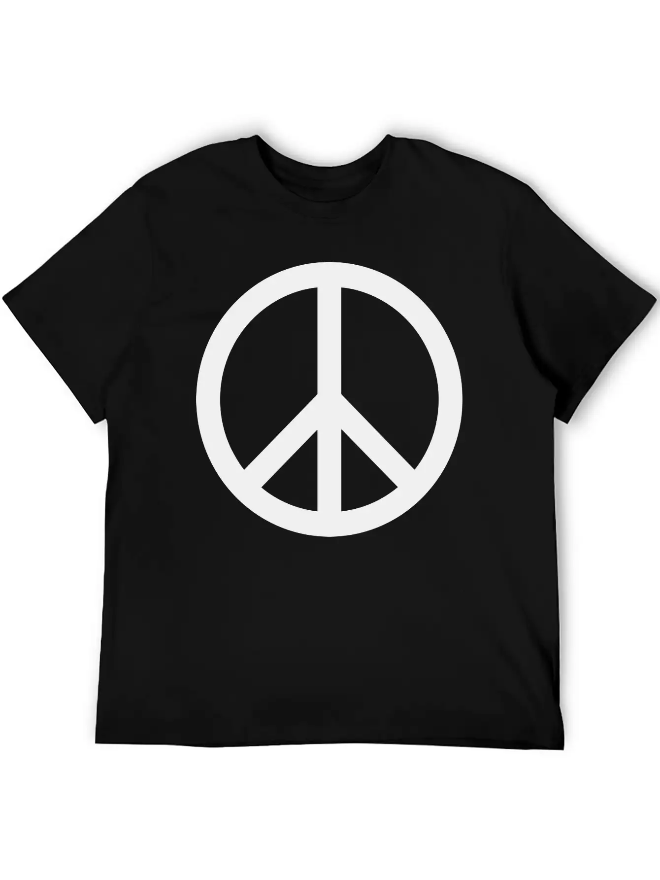 Peace Sign, Peace Classic Cotton Tee – Unisex Comfort For Any Season