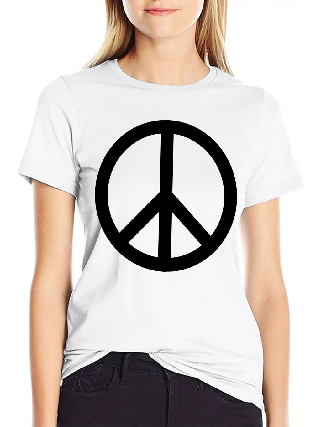 Peace Sign, Peace Classic Cotton Tee – Unisex Comfort For Any Season