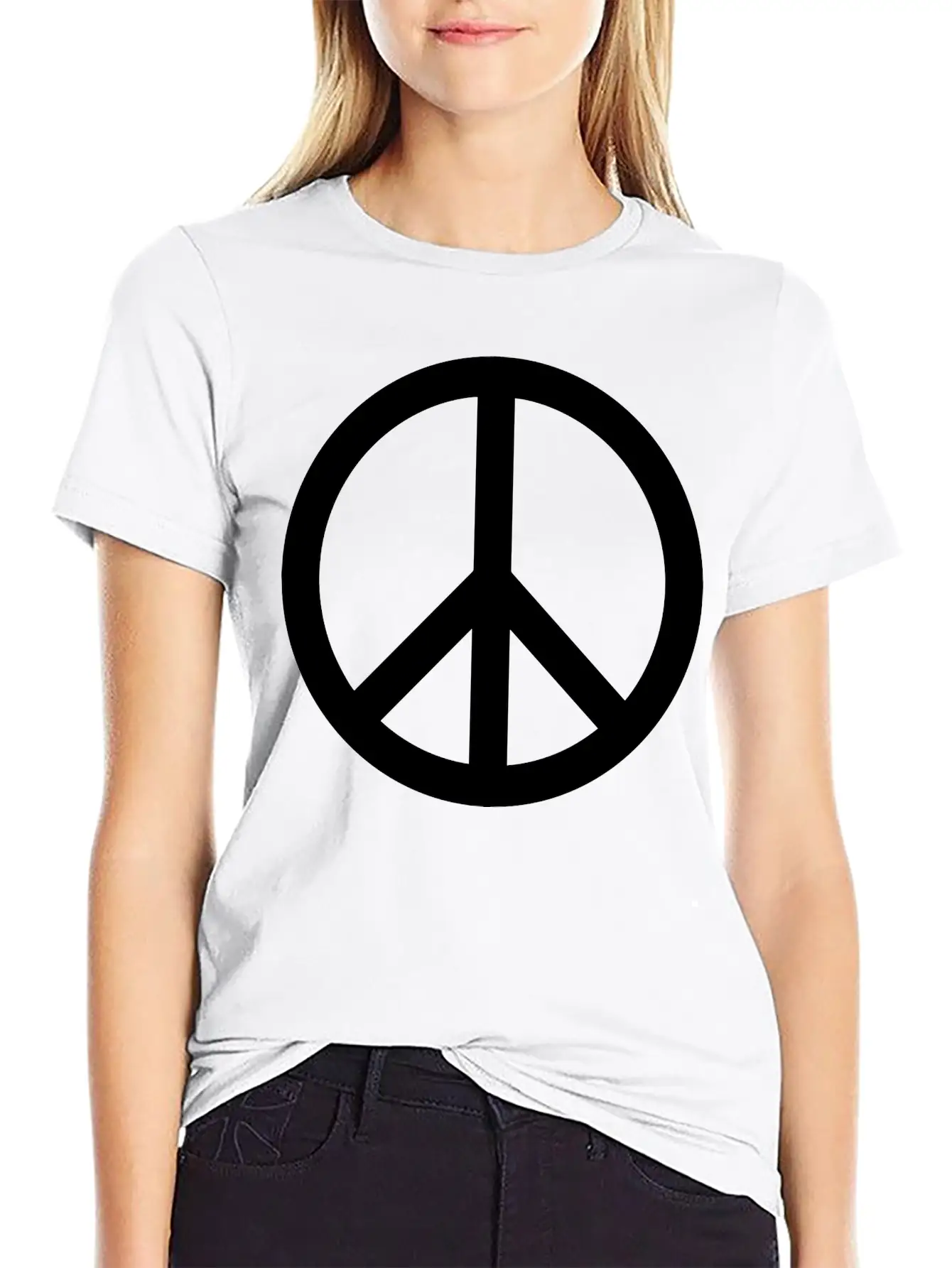 Peace Sign, Peace Classic Cotton Tee – Unisex Comfort For Any Season