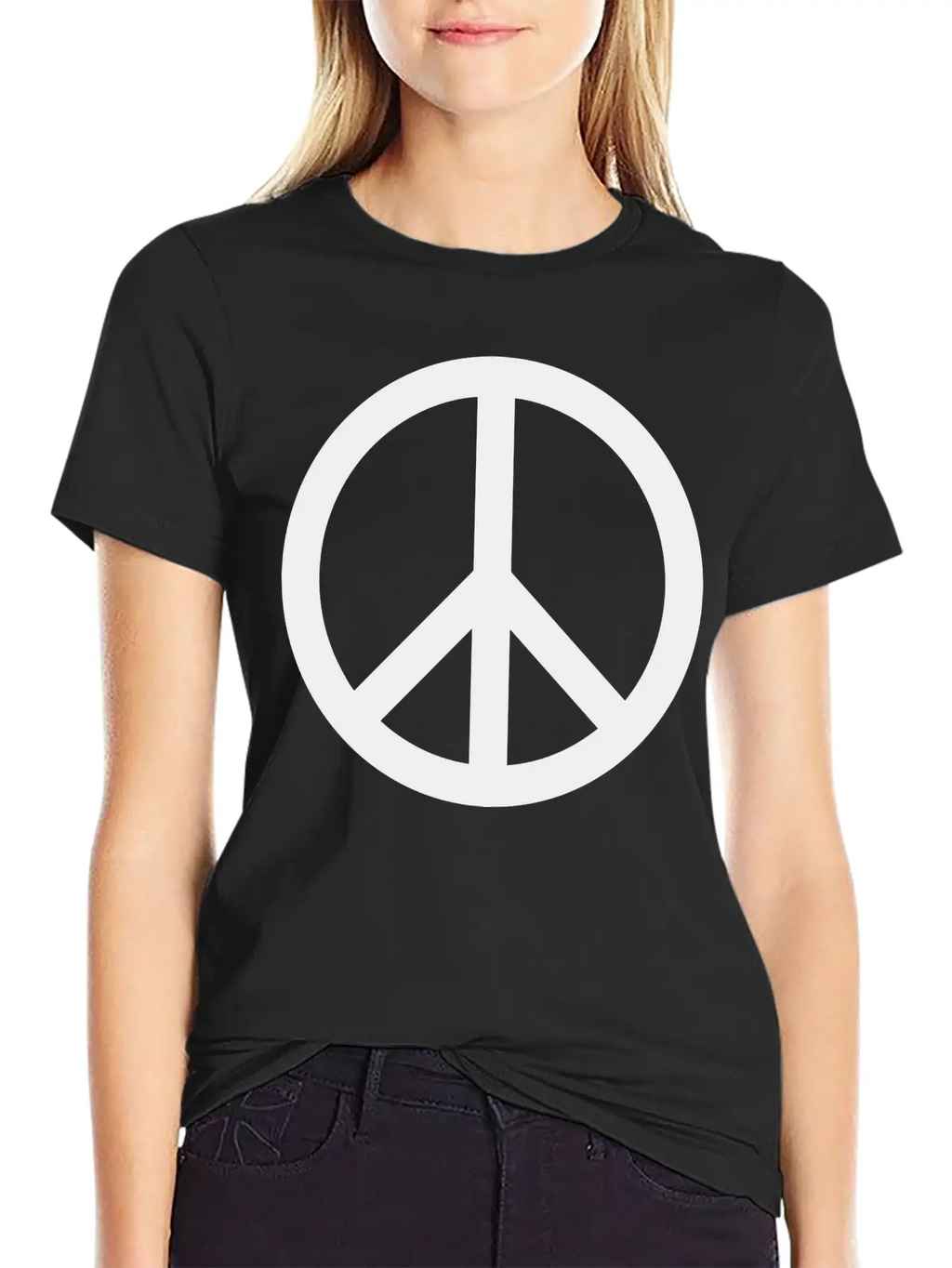 Peace Sign, Peace Classic Cotton Tee – Unisex Comfort For Any Season