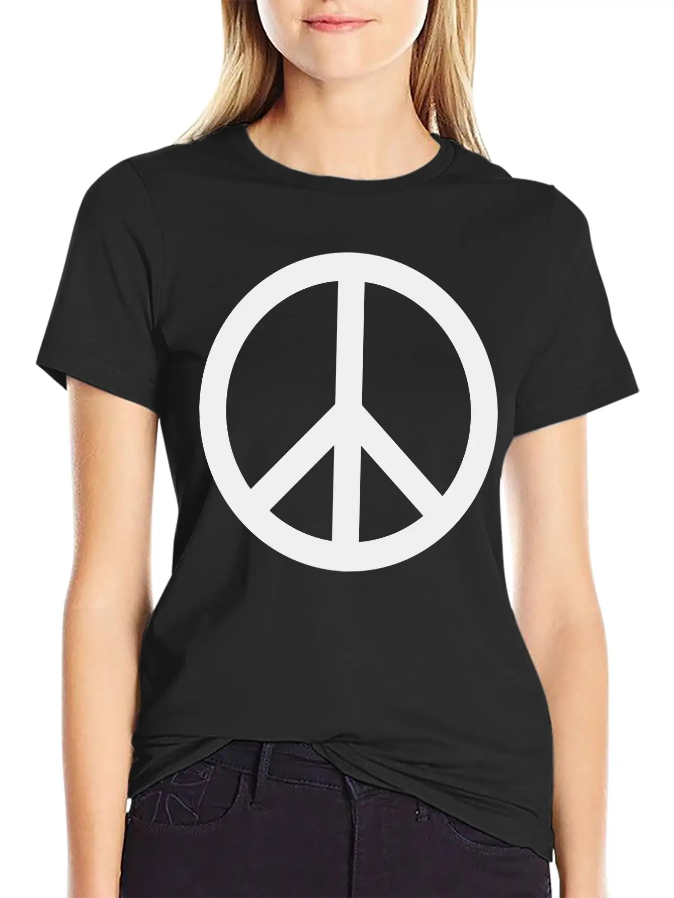 Peace Sign, Peace Classic Cotton Tee – Unisex Comfort For Any Season