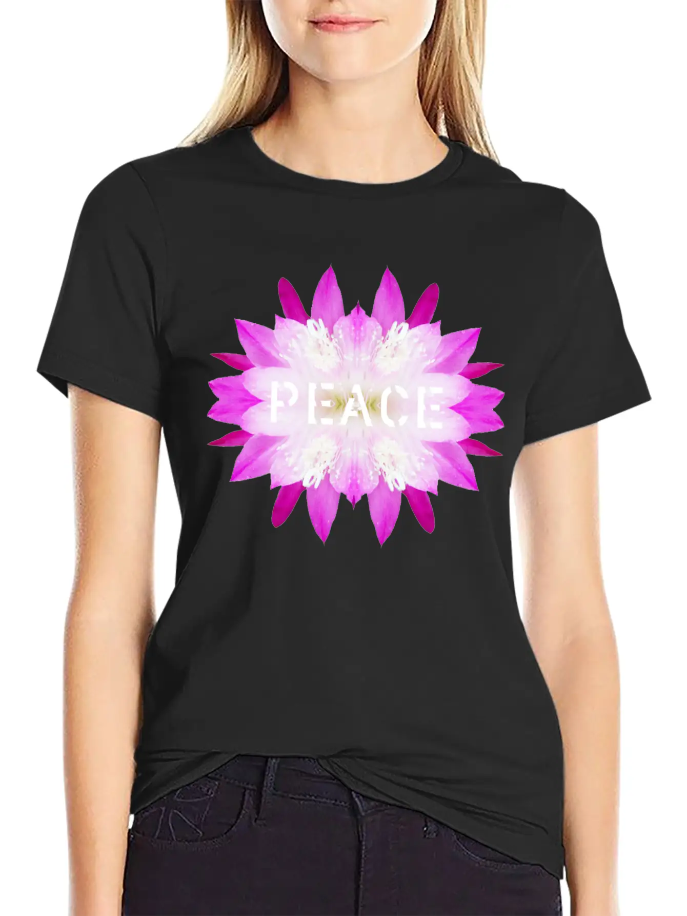Peace Support Life Humanity Compassion Hope Love Essential Cotton Tee For Daily Outfits – Unisex Style