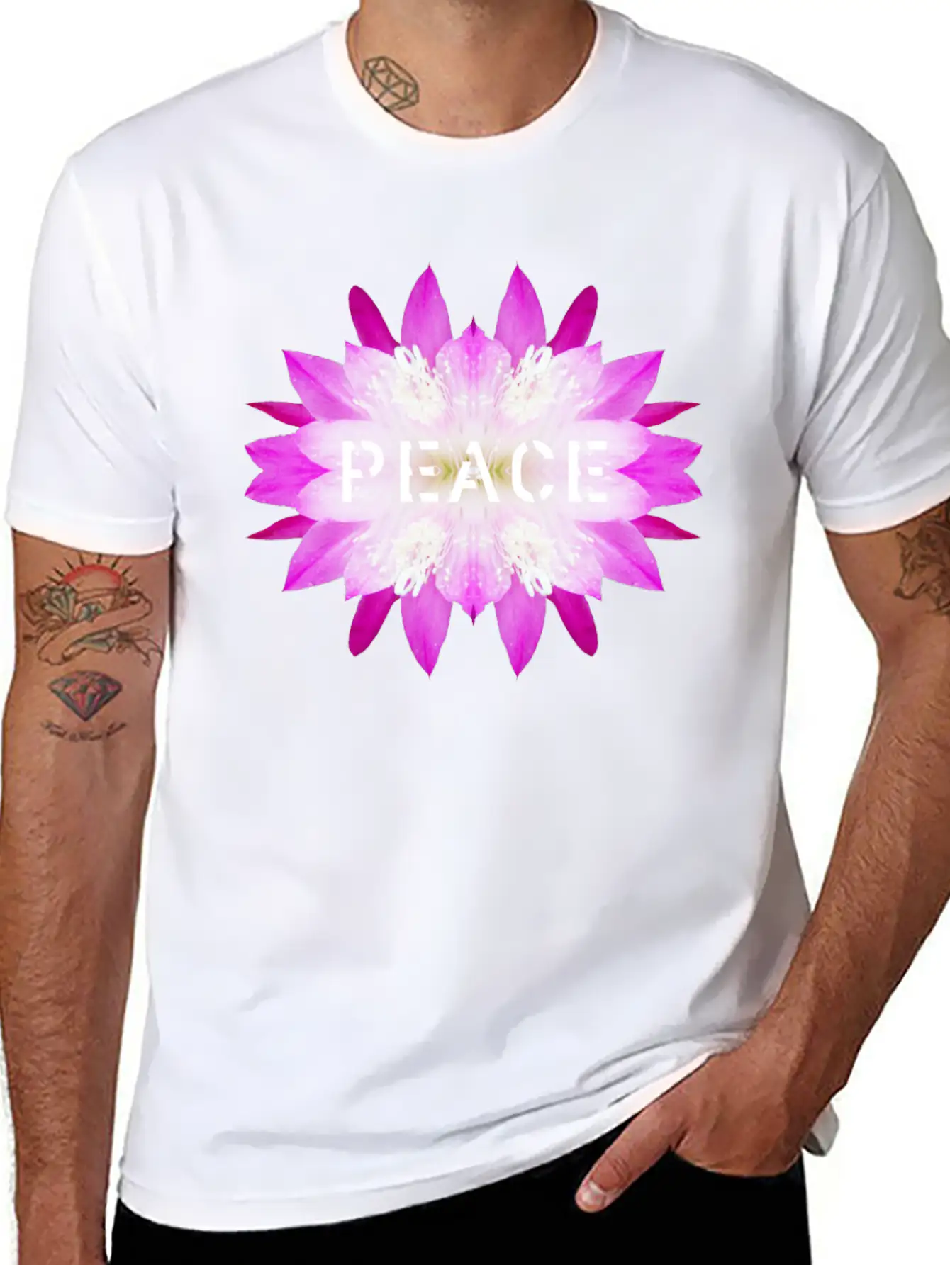 Peace Support Life Humanity Compassion Hope Love Essential Cotton Tee For Daily Outfits – Unisex Style