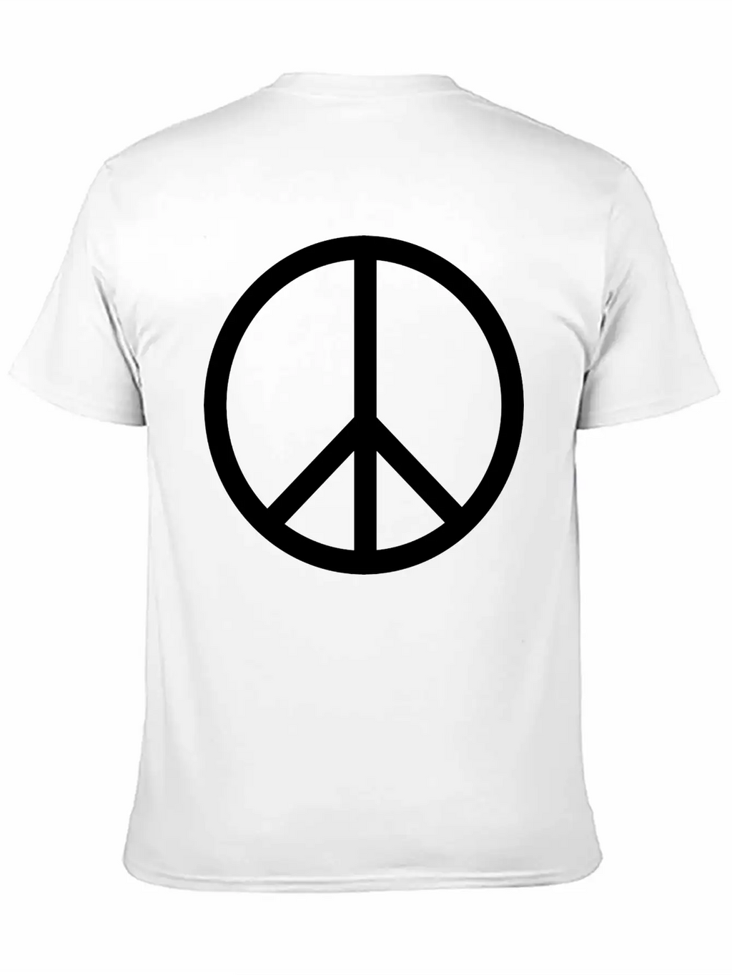 Peace Symbol (vector) Relaxed Everyday Tee – Lightweight And Durable Cotton