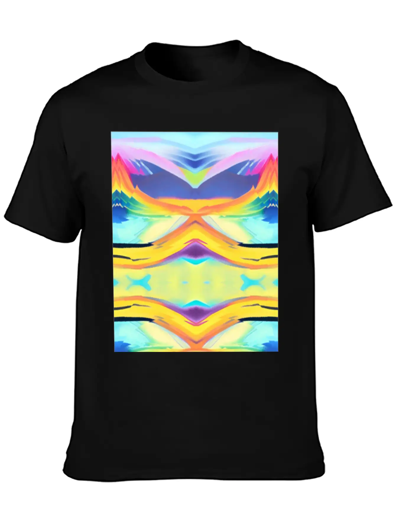 Peaceful Sunrise Basic Graphic T-Shirt – Daily Comfort In Soft Cotton