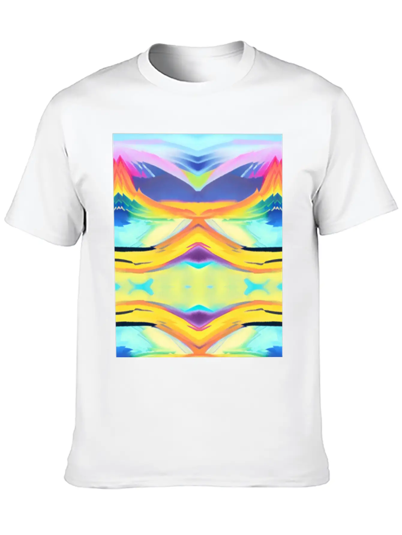 Peaceful Sunrise Basic Graphic T-Shirt – Daily Comfort In Soft Cotton