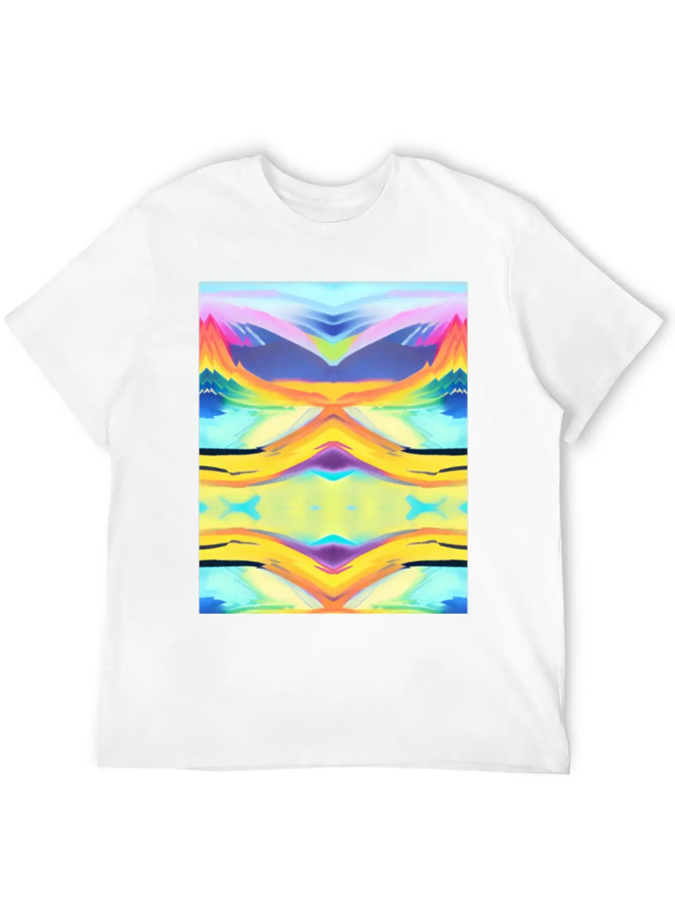 Peaceful Sunrise Basic Graphic T-Shirt – Daily Comfort In Soft Cotton