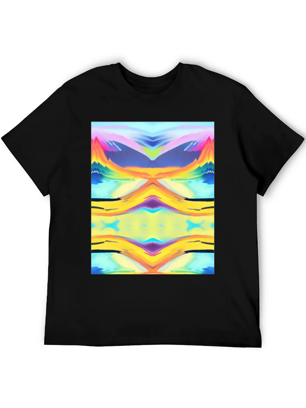 Peaceful Sunrise Basic Graphic T-Shirt – Daily Comfort In Soft Cotton