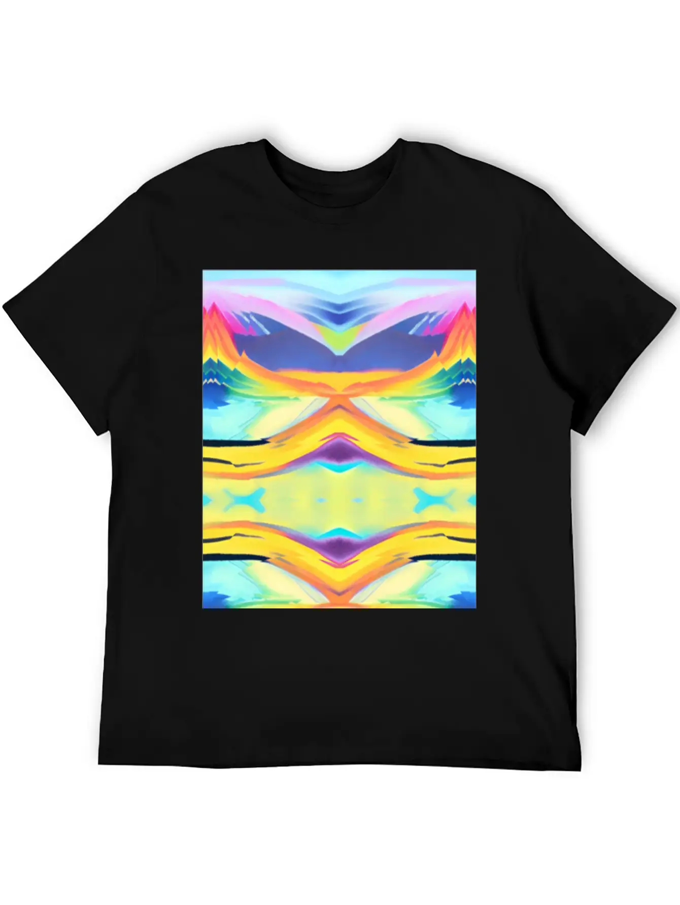 Peaceful Sunrise Basic Graphic T-Shirt – Daily Comfort In Soft Cotton