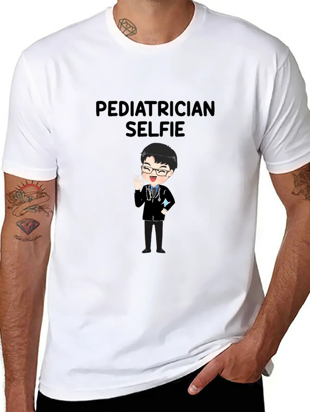 Pediatrician Children Doctor Medicine Gift Essential Cotton Tee For Daily Outfits – Unisex Style