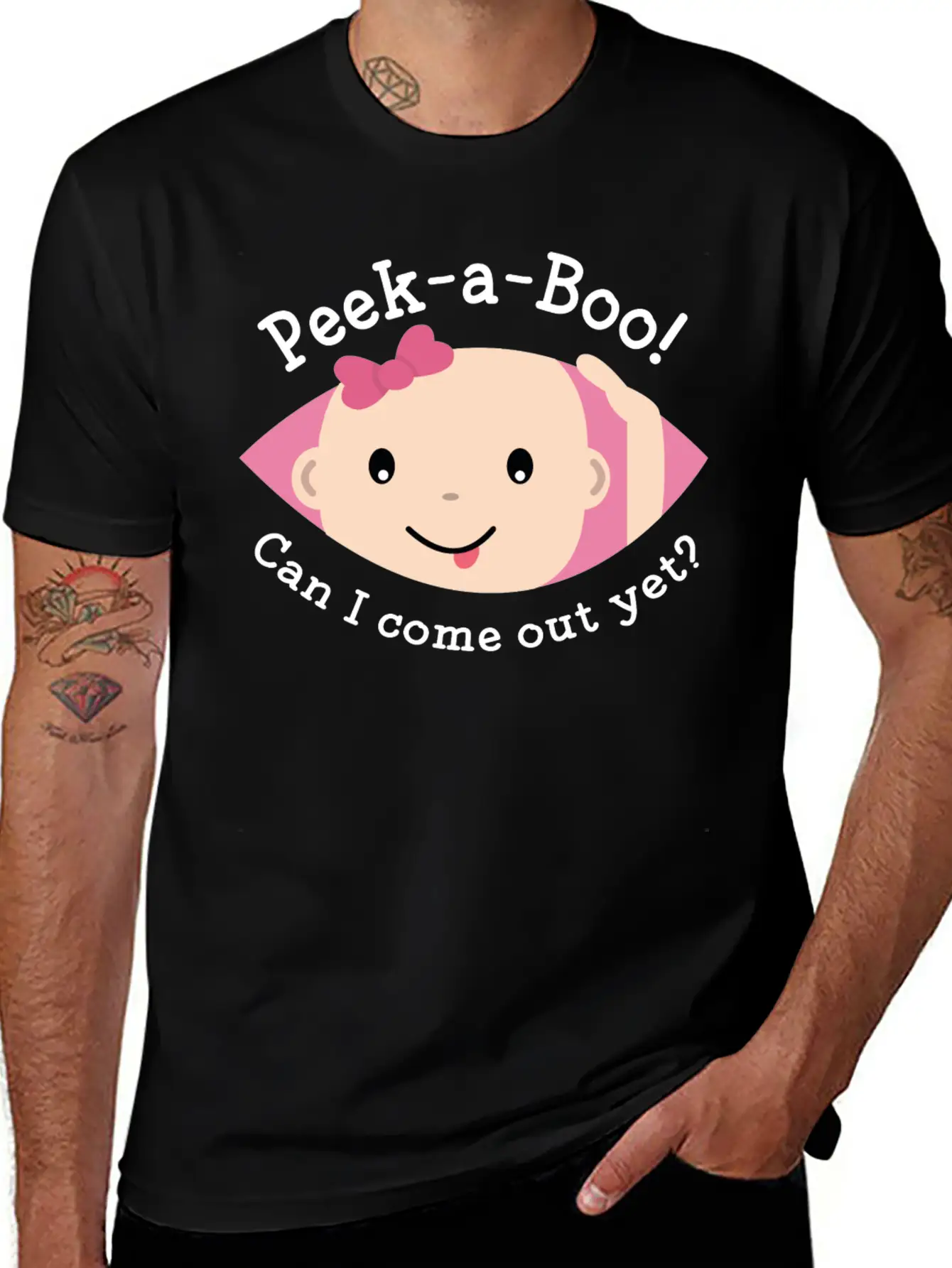 Peek-A-Boo Timeless Short Sleeve Tee – Comfy And Minimalist Design