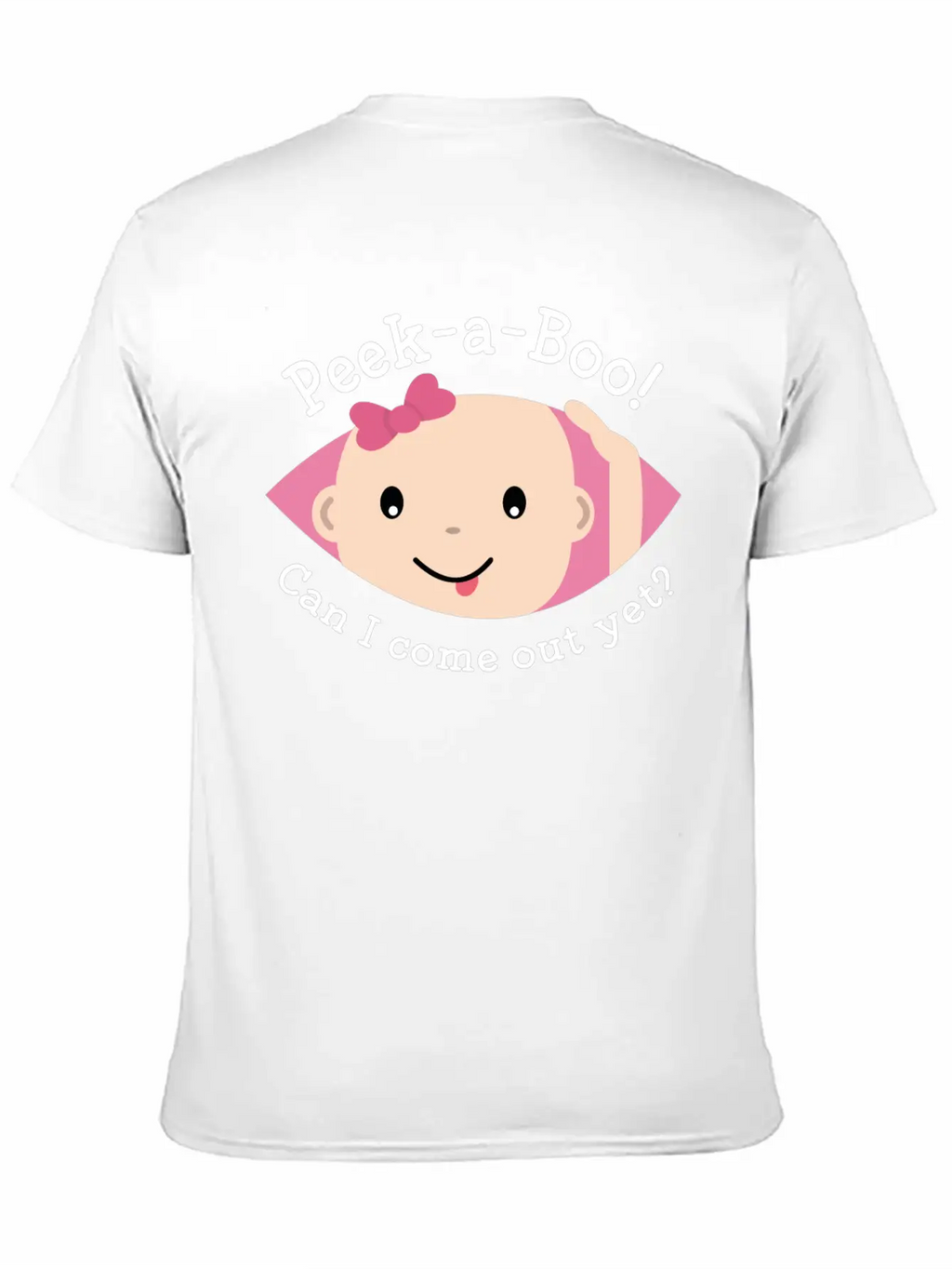 Peek-A-Boo Timeless Short Sleeve Tee – Comfy And Minimalist Design