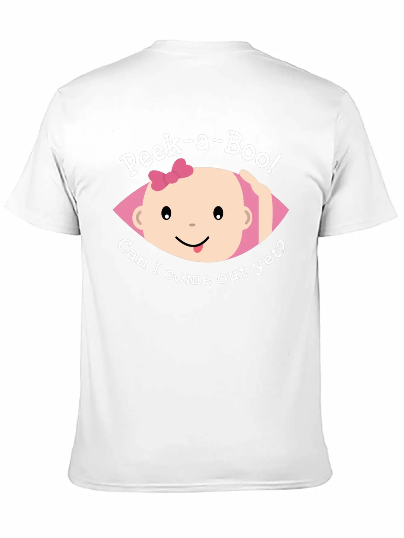 Peek-A-Boo Timeless Short Sleeve Tee – Comfy And Minimalist Design