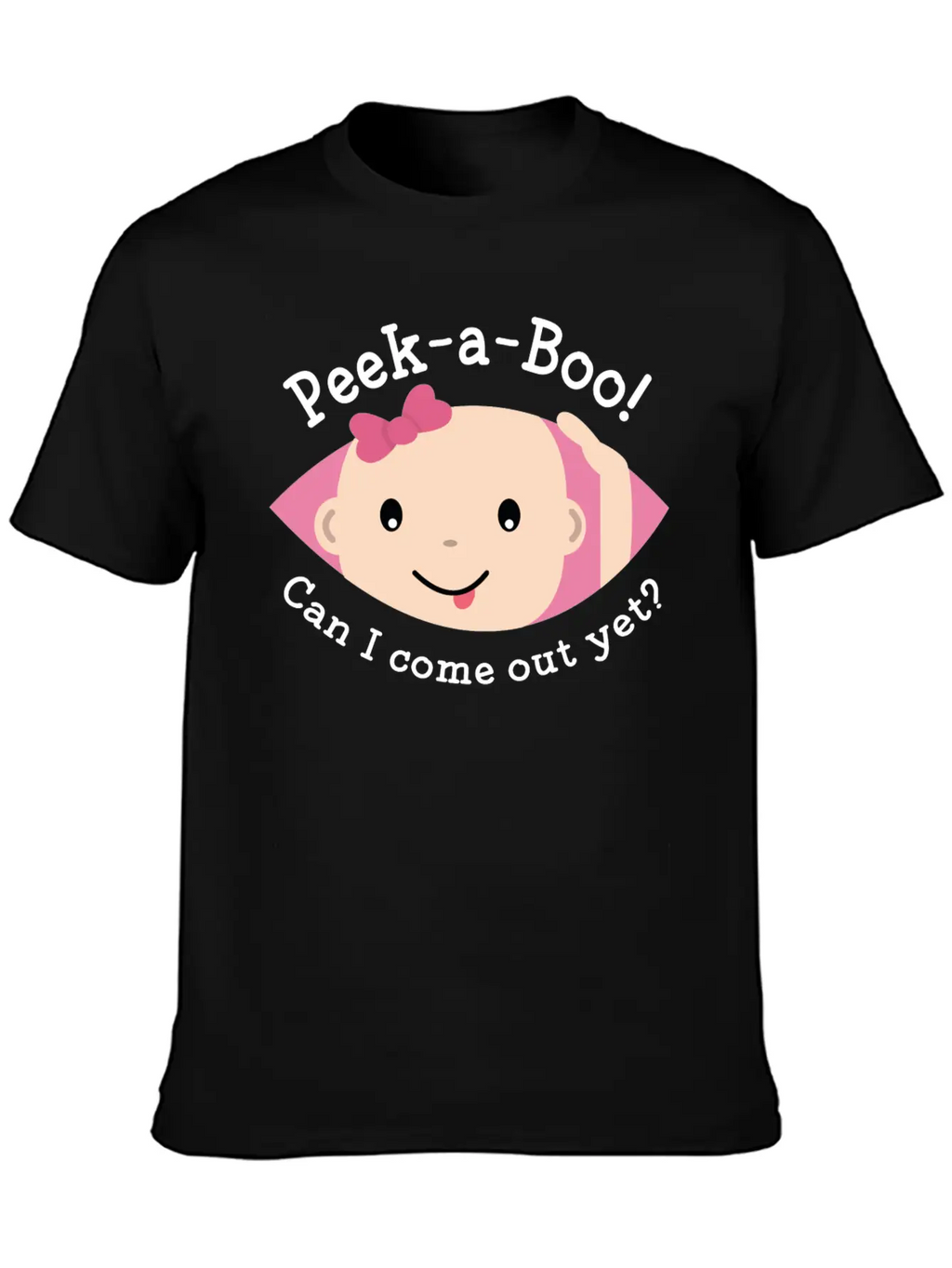 Peek-A-Boo Timeless Short Sleeve Tee – Comfy And Minimalist Design