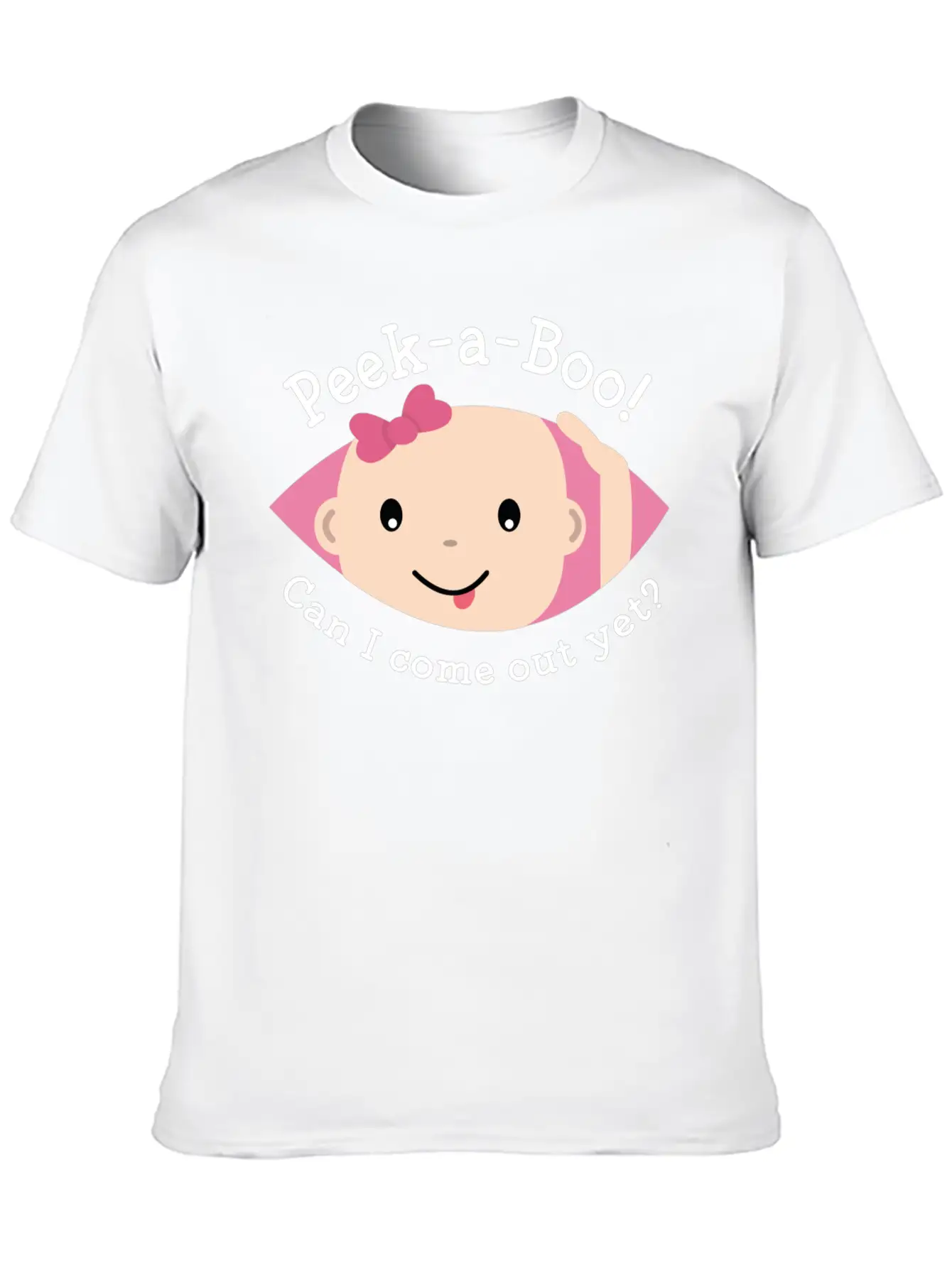Peek-A-Boo Timeless Short Sleeve Tee – Comfy And Minimalist Design