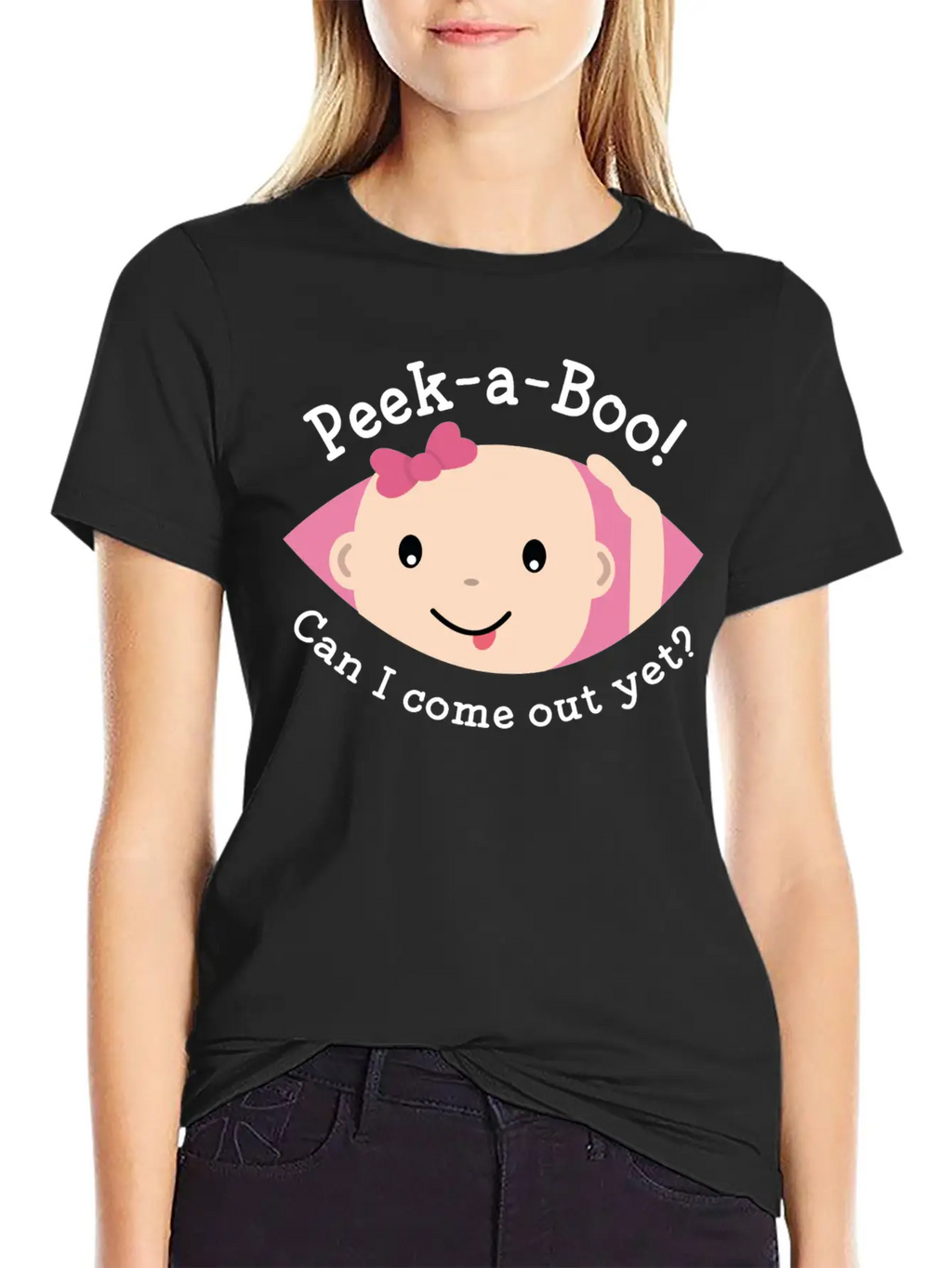 Peek-A-Boo Timeless Short Sleeve Tee – Comfy And Minimalist Design