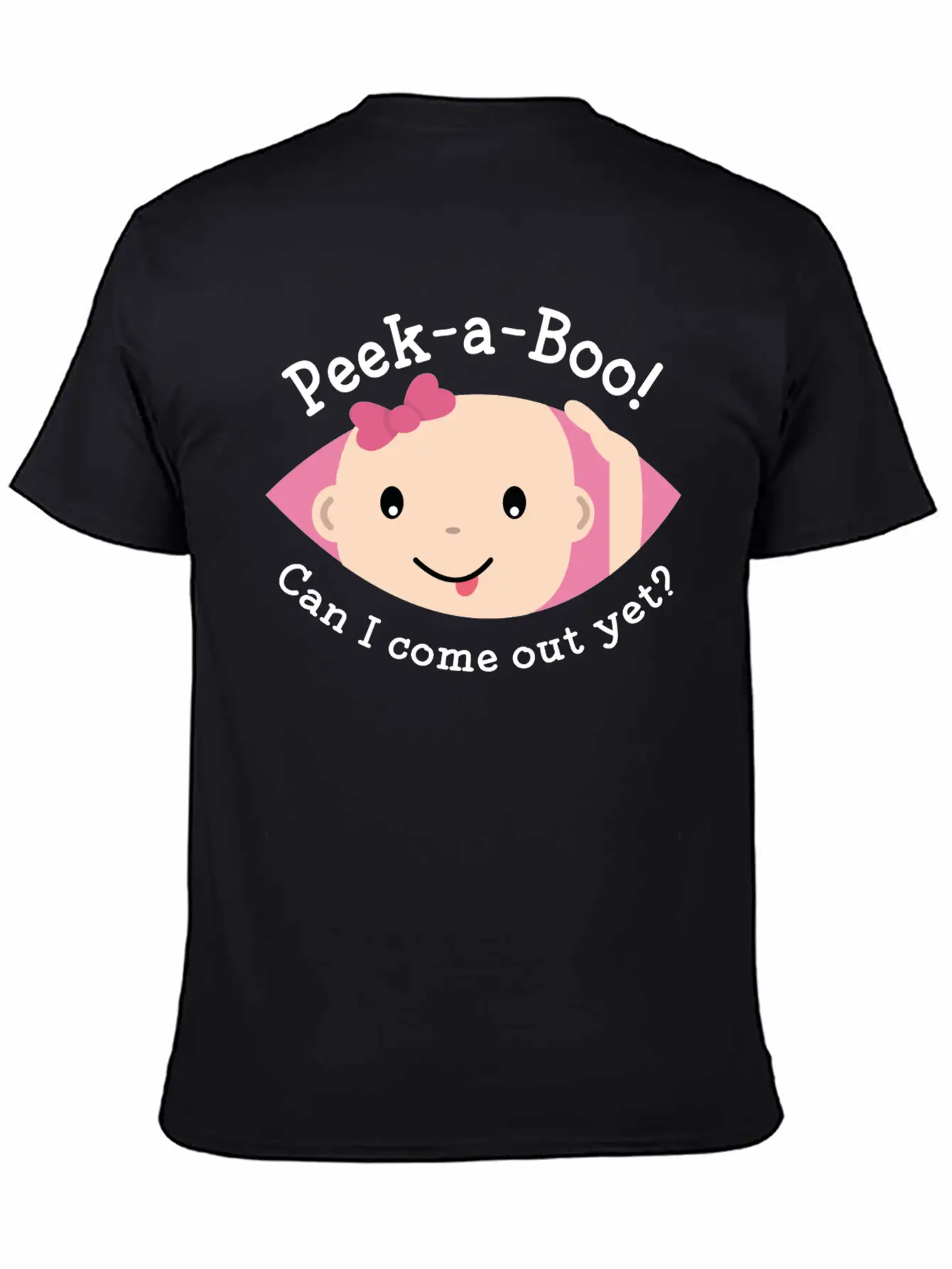 Peek-A-Boo Timeless Short Sleeve Tee – Comfy And Minimalist Design