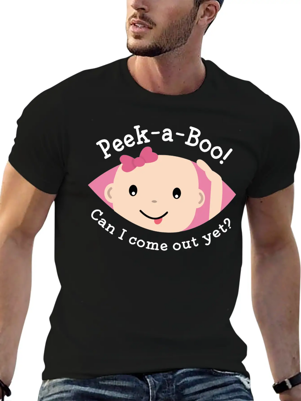 Peek-A-Boo Timeless Short Sleeve Tee – Comfy And Minimalist Design