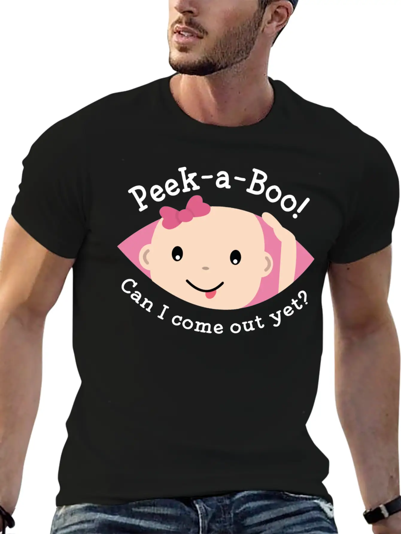 Peek-A-Boo Timeless Short Sleeve Tee – Comfy And Minimalist Design