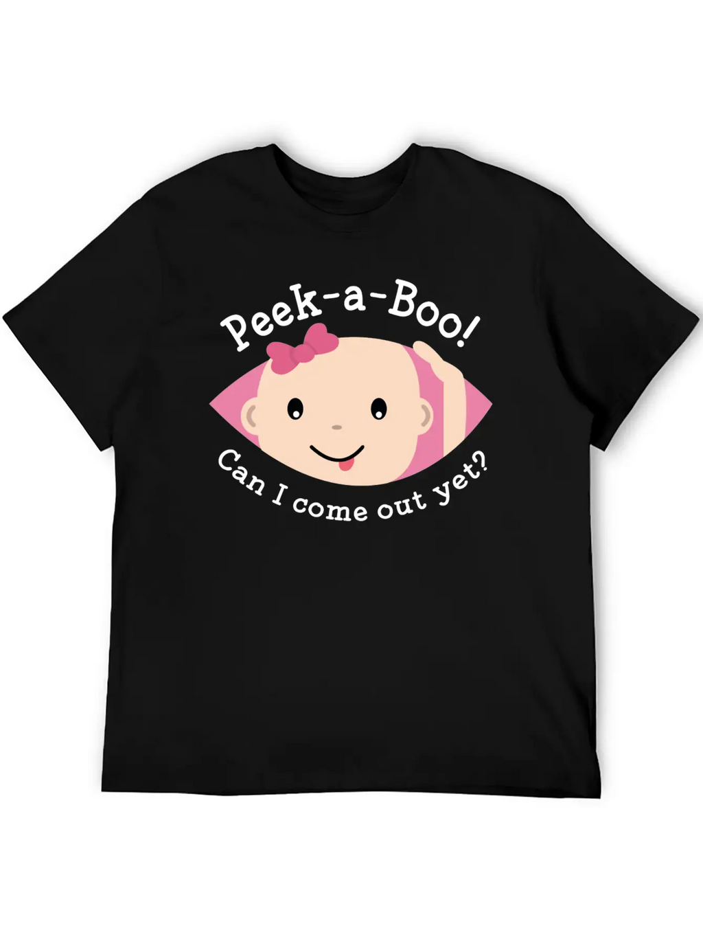 Peek-A-Boo Timeless Short Sleeve Tee – Comfy And Minimalist Design