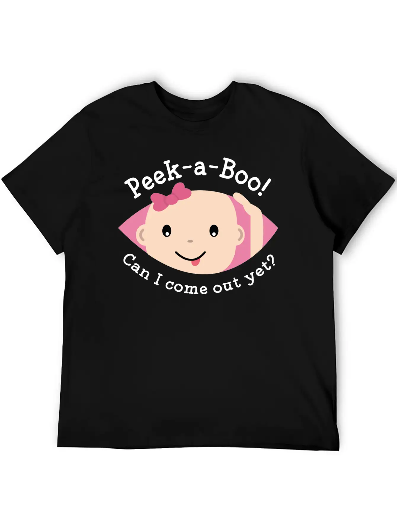 Peek-A-Boo Timeless Short Sleeve Tee – Comfy And Minimalist Design