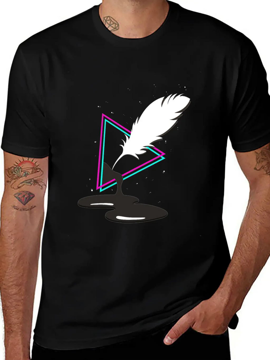 Pen Ink Unisex Casual T-Shirt – Clean Design For Daily Comfort