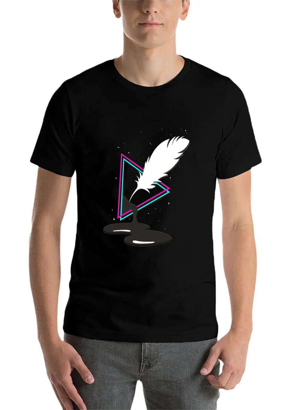 Pen Ink Unisex Casual T-Shirt – Clean Design For Daily Comfort