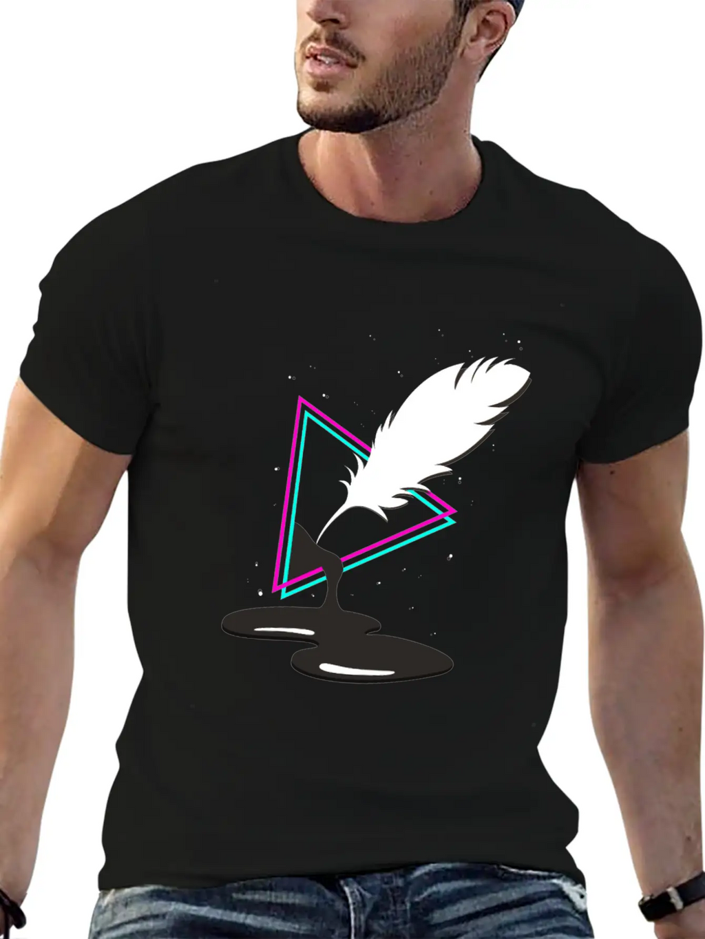 Pen Ink Unisex Casual T-Shirt – Clean Design For Daily Comfort