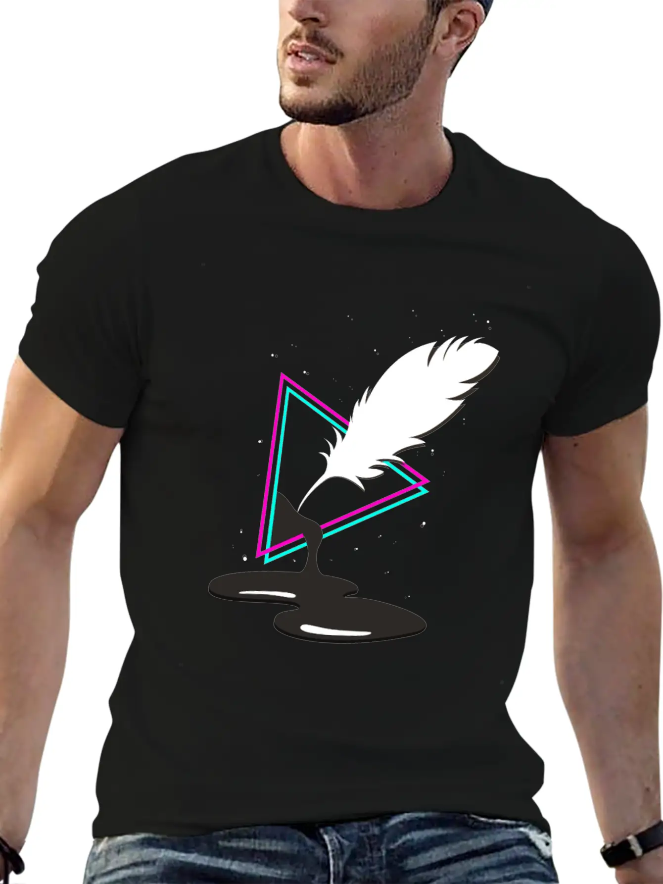 Pen Ink Unisex Casual T-Shirt – Clean Design For Daily Comfort