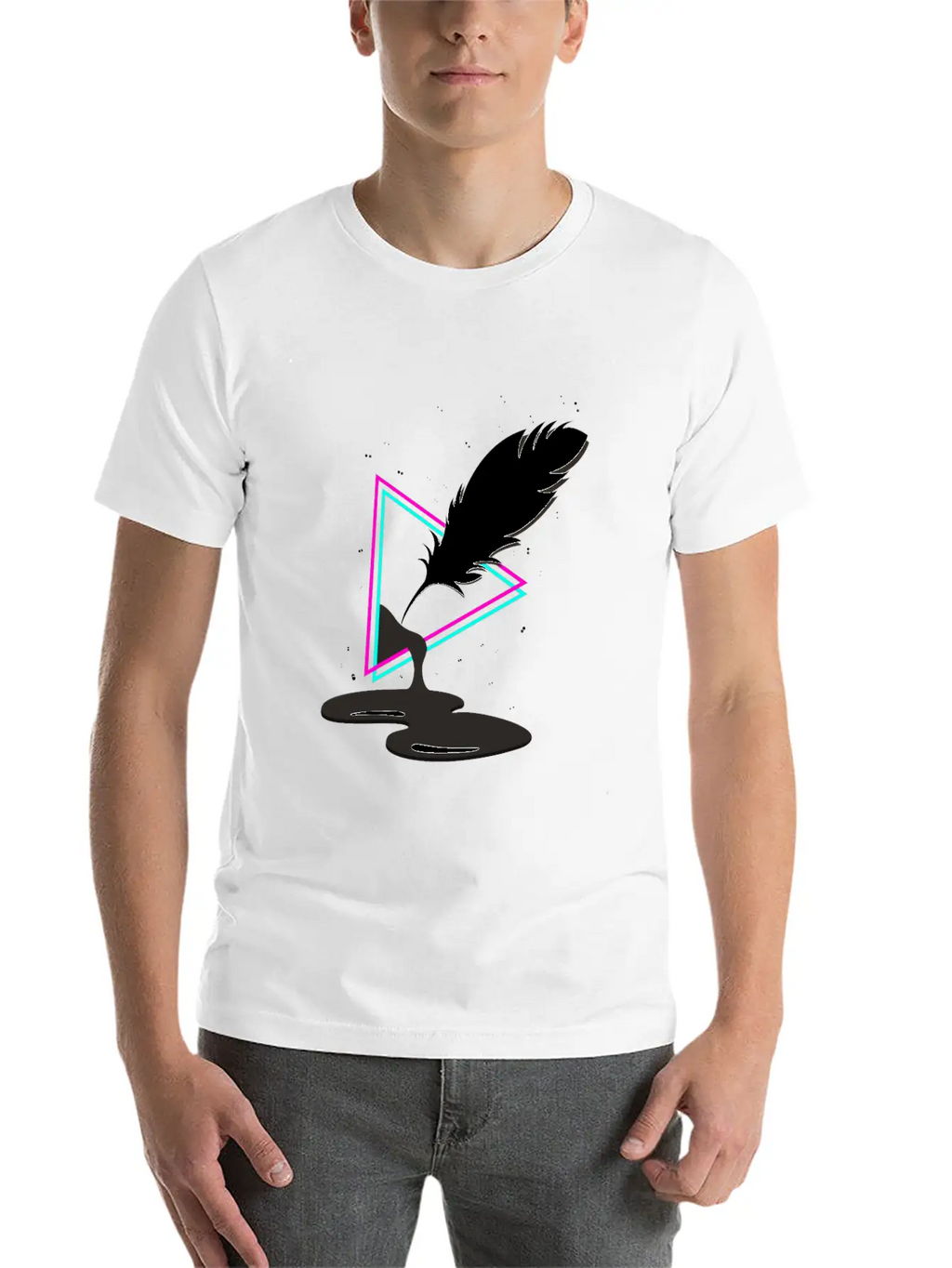 Pen Ink Unisex Casual T-Shirt – Clean Design For Daily Comfort