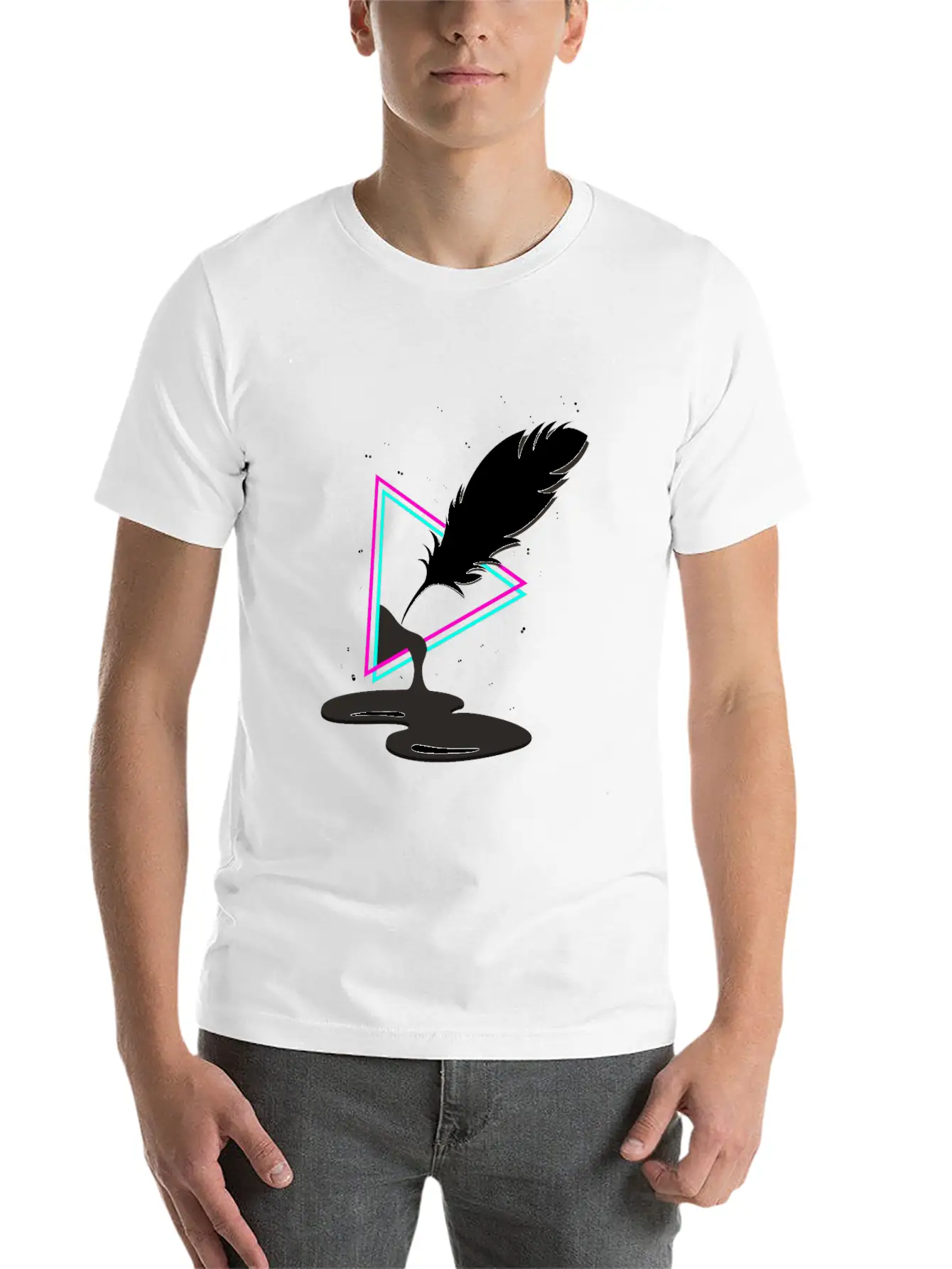 Pen Ink Unisex Casual T-Shirt – Clean Design For Daily Comfort