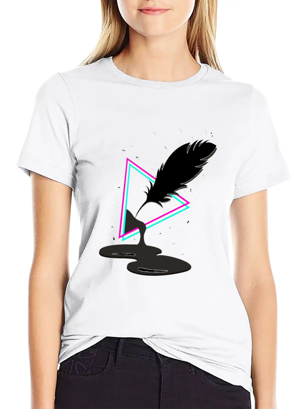 Pen Ink Unisex Casual T-Shirt – Clean Design For Daily Comfort