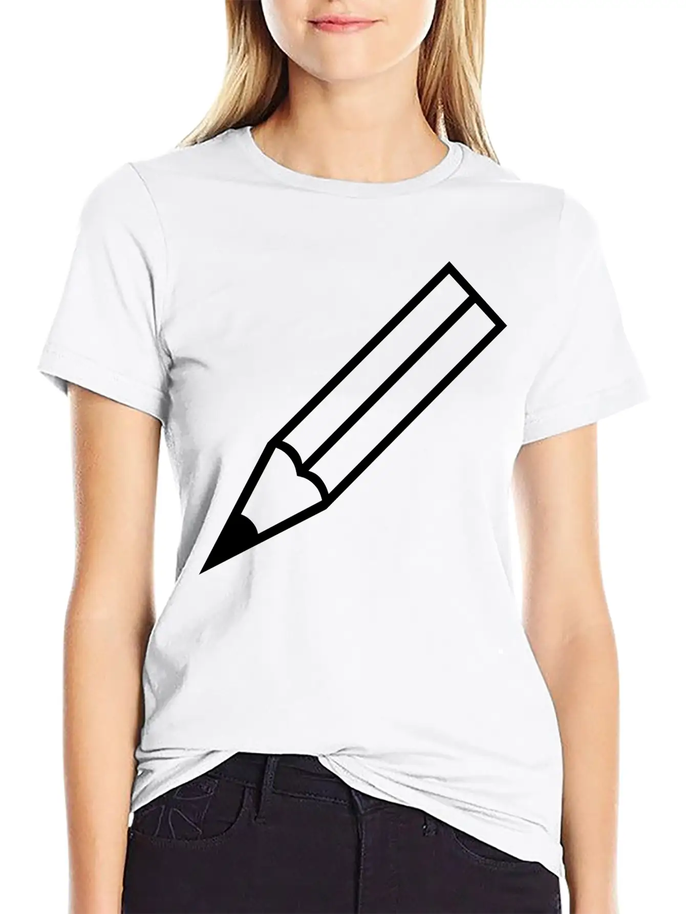 Pencil Essential Cotton Tee For Daily Outfits – Unisex Style