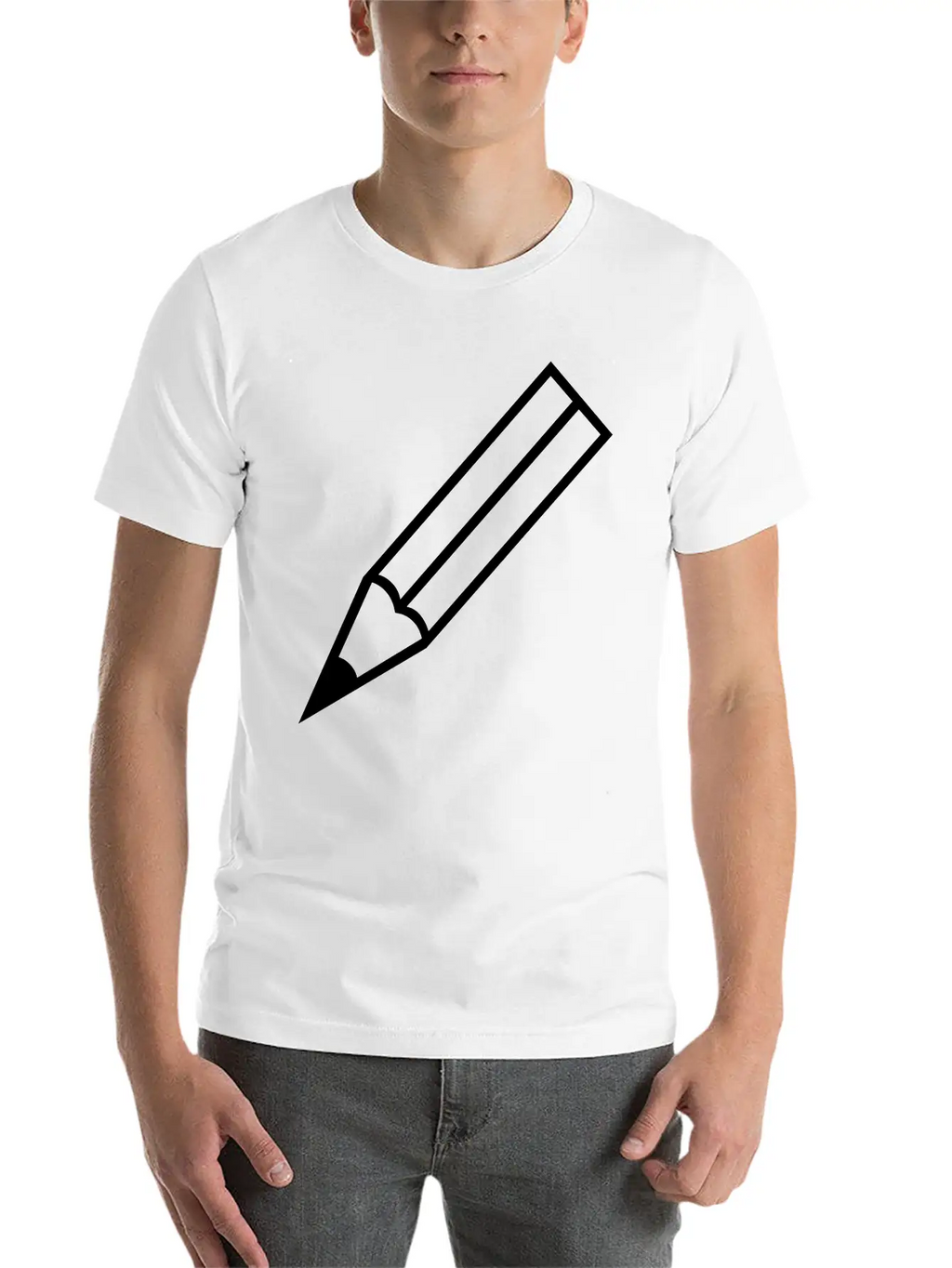 Pencil Essential Cotton Tee For Daily Outfits – Unisex Style