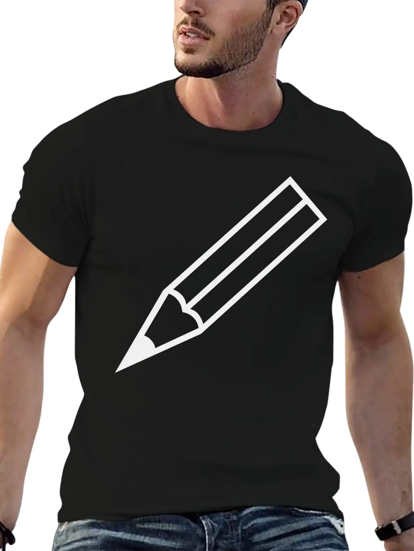 Pencil Essential Cotton Tee For Daily Outfits – Unisex Style
