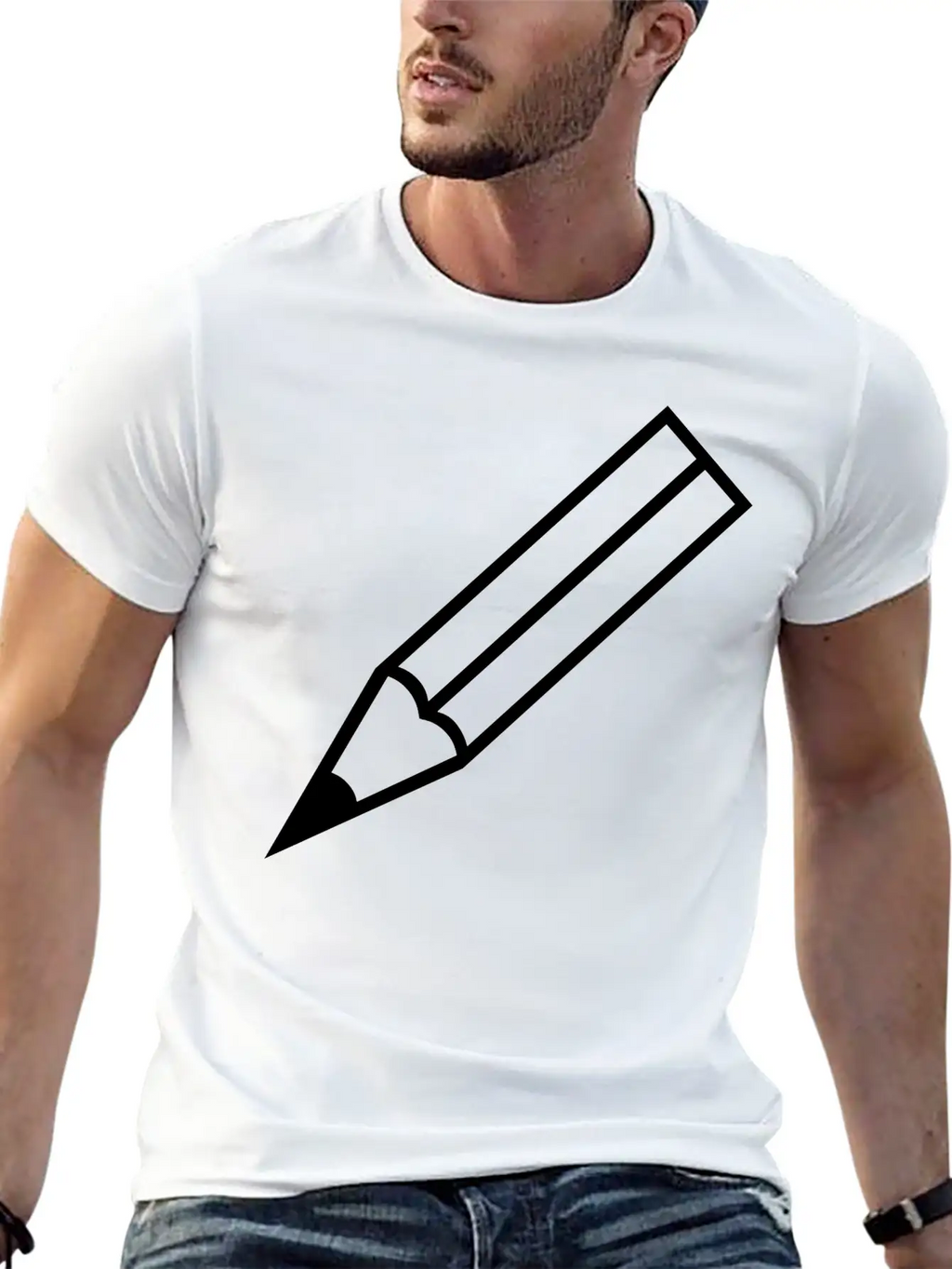 Pencil Essential Cotton Tee For Daily Outfits – Unisex Style