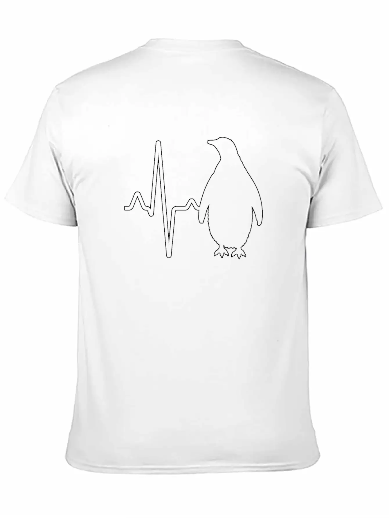 Penguin Heartbeat Classic Cotton Tee – Unisex Comfort For Any Season